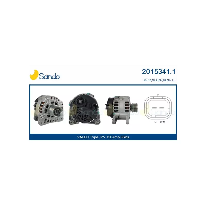 Alternateur SANDO 2015341.1