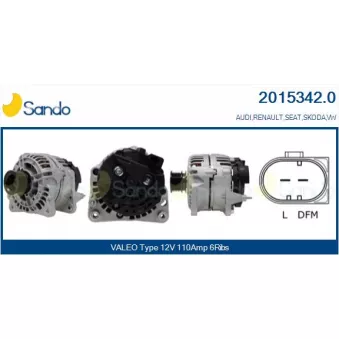 Alternateur SANDO 2015342.0