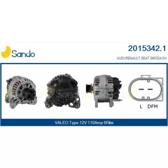 Alternateur SANDO 2015342.1