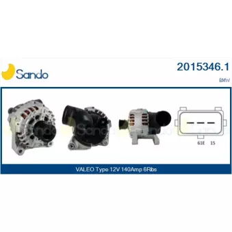 Alternateur SANDO 2015346.1