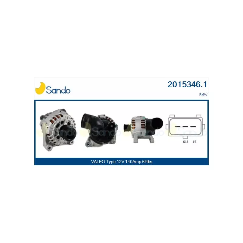 Alternateur SANDO 2015346.1