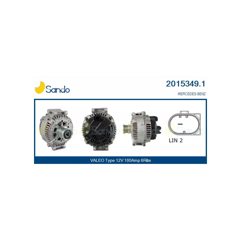 Alternateur SANDO 2015349.1