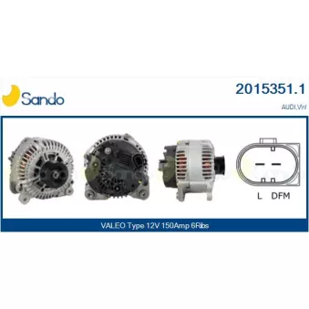 Alternateur SANDO 2015351.1