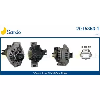 Alternateur SANDO 2015353.1