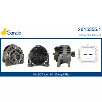 Alternateur SANDO 2015355.1