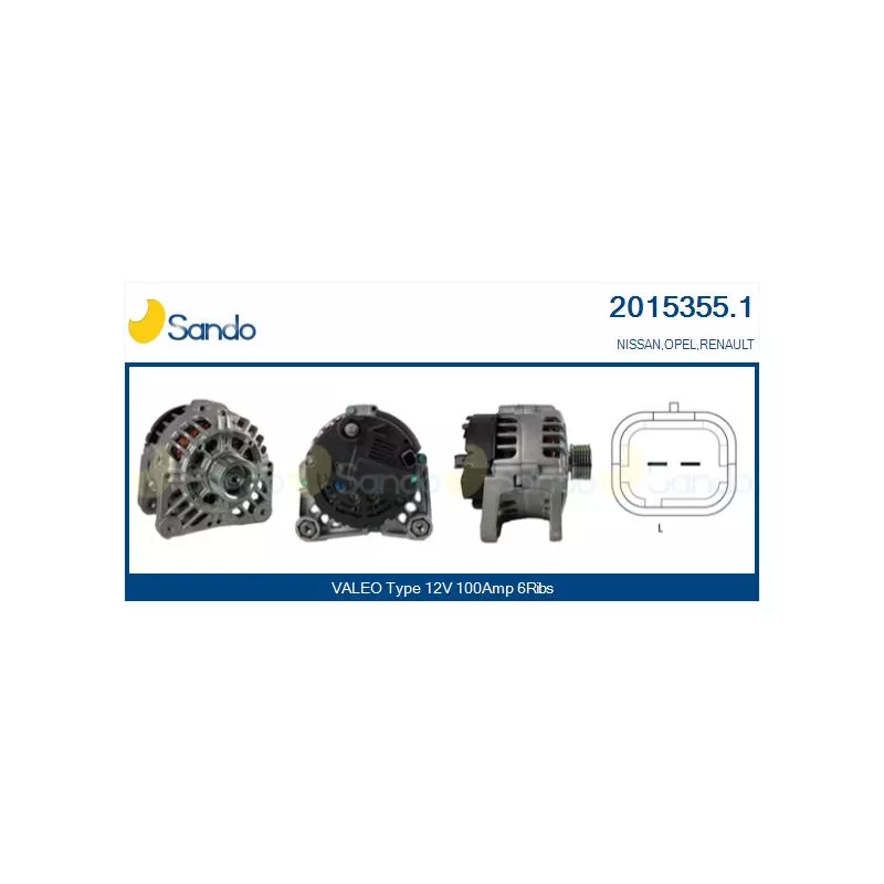 Alternateur SANDO 2015355.1