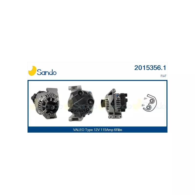 Alternateur SANDO 2015356.1
