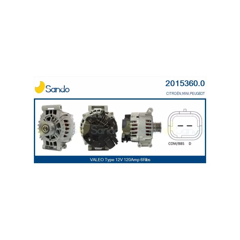Alternateur SANDO 2015360.0
