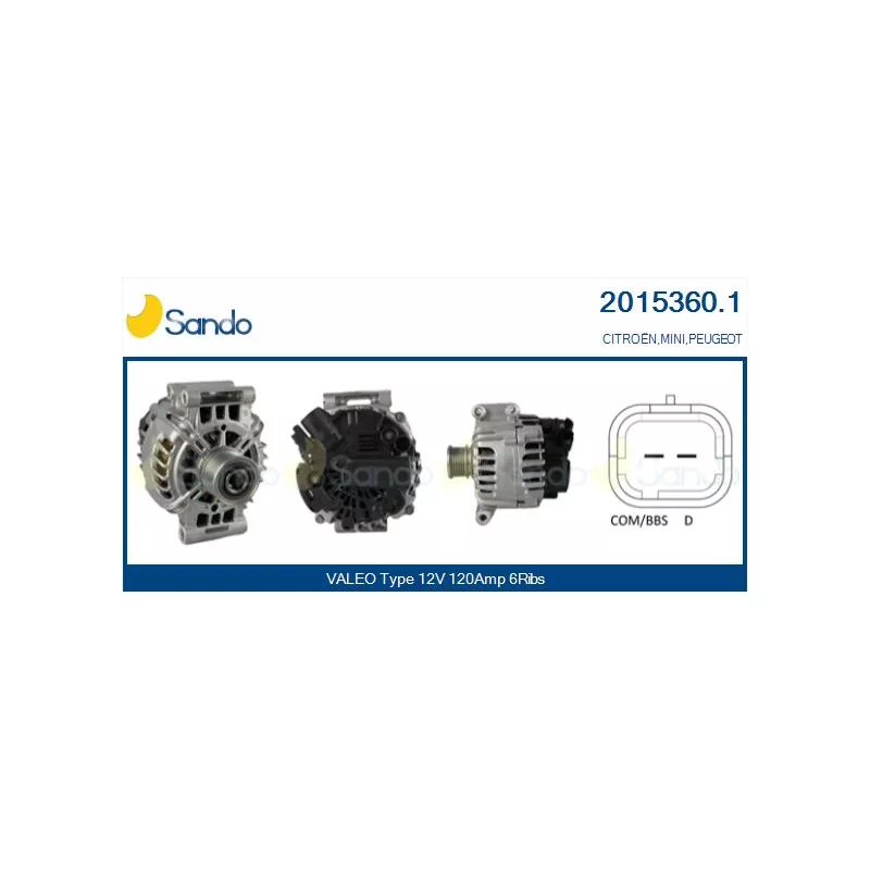 Alternateur SANDO 2015360.1