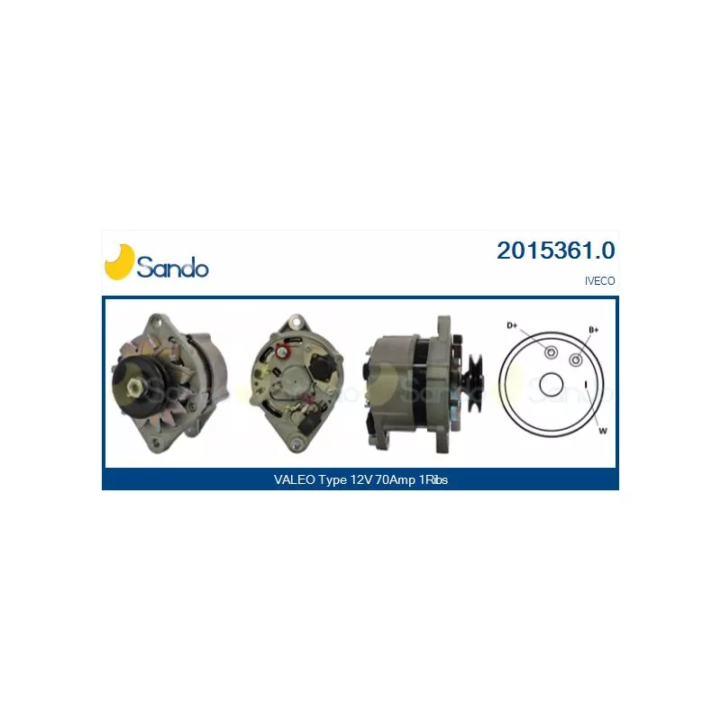 Alternateur SANDO 2015361.0
