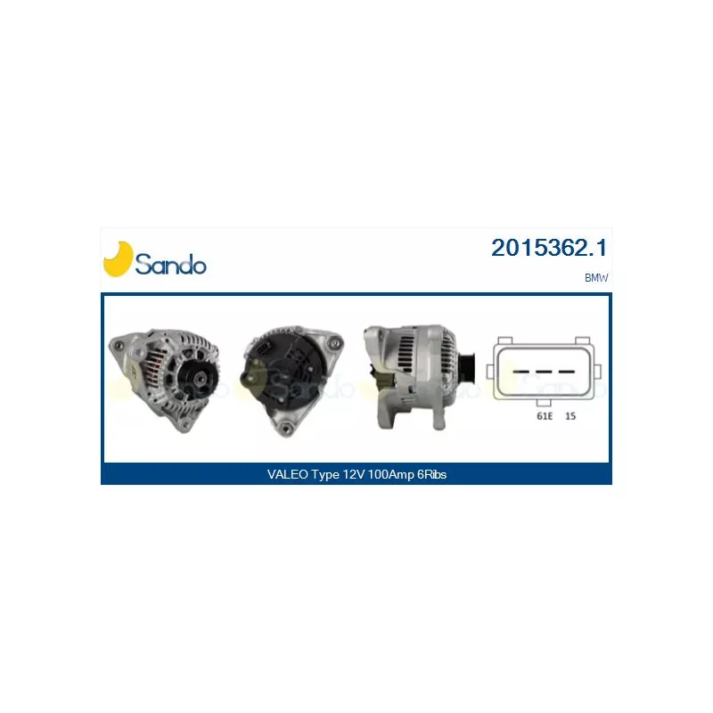 Alternateur SANDO 2015362.1