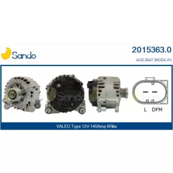 Alternateur SANDO 2015363.0