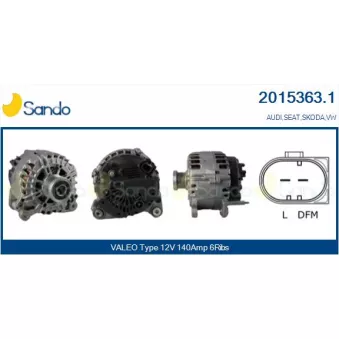 Alternateur SANDO 2015363.1