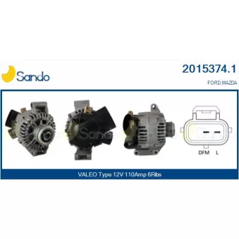 Alternateur SANDO 2015374.1
