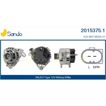 Alternateur SANDO 2015375.1