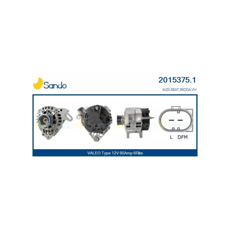 Alternateur SANDO 2015375.1