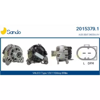 Alternateur SANDO 2015379.1