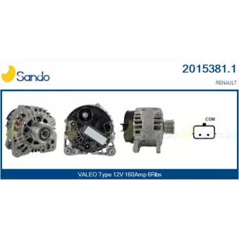 Alternateur SANDO 2015381.1