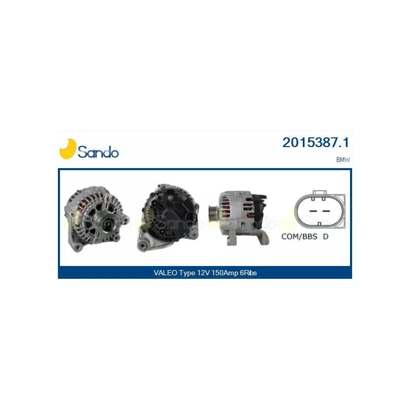 Alternateur SANDO 2015387.1