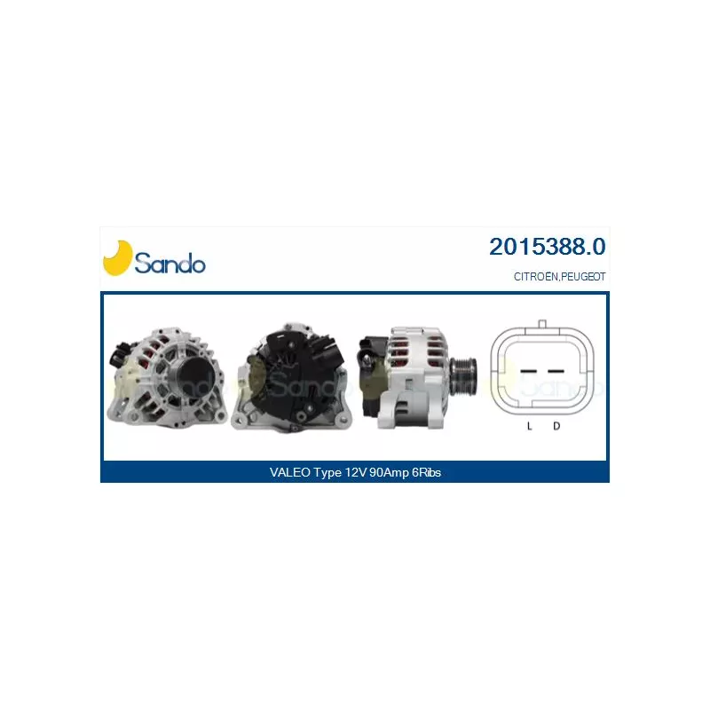 Alternateur SANDO 2015388.0