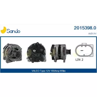 Alternateur SANDO 2015398.0