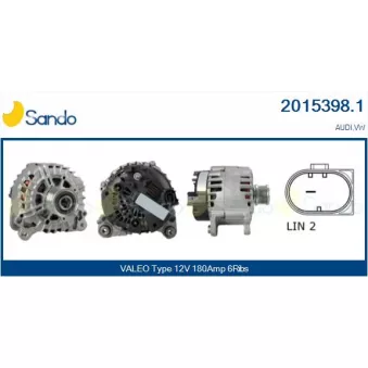 Alternateur SANDO 2015398.1