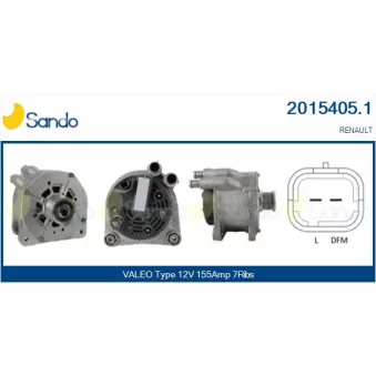 Alternateur SANDO 2015405.1