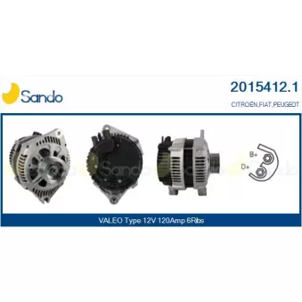 Alternateur SANDO 2015412.1