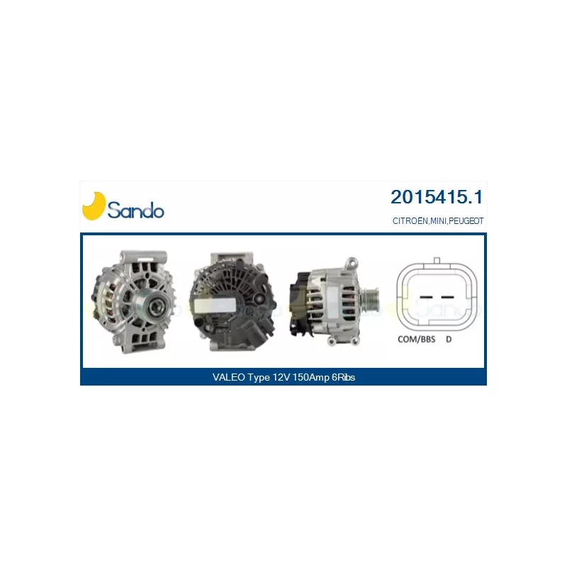 Alternateur SANDO 2015415.1