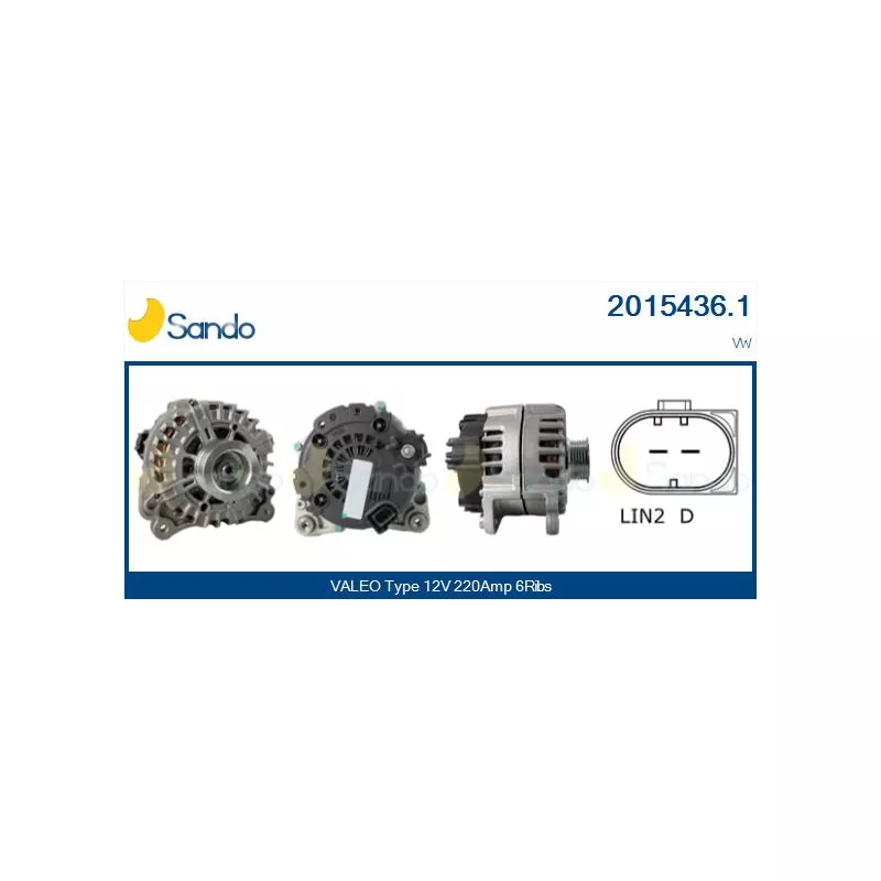 Alternateur SANDO 2015436.1
