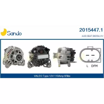 Alternateur SANDO 2015447.1