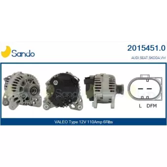 Alternateur SANDO 2015451.0