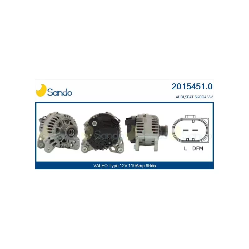 Alternateur SANDO 2015451.0