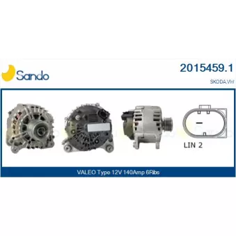 Alternateur SANDO 2015459.1