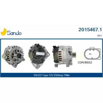 Alternateur SANDO 2015467.1
