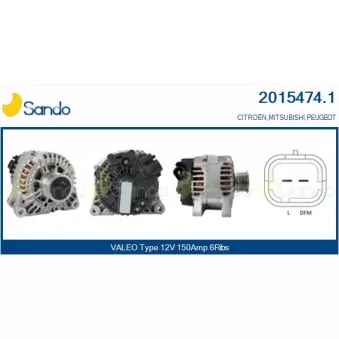 Alternateur SANDO 2015474.1