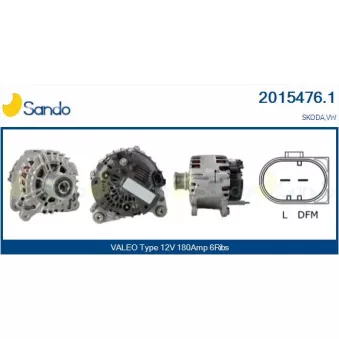 Alternateur SANDO 2015476.1