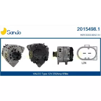 Alternateur SANDO 2015498.1