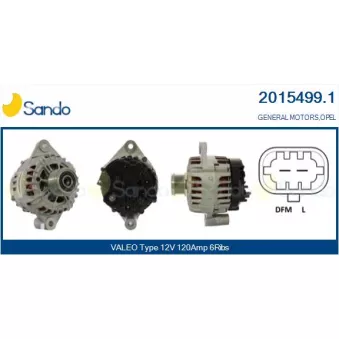 Alternateur SANDO 2015499.1