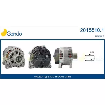 Alternateur SANDO 2015510.1