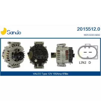 Alternateur SANDO 2015512.0
