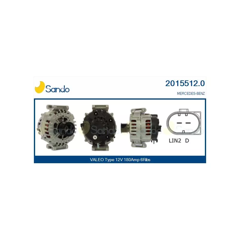 Alternateur SANDO 2015512.0