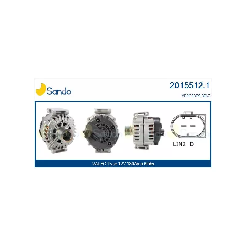 Alternateur SANDO 2015512.1