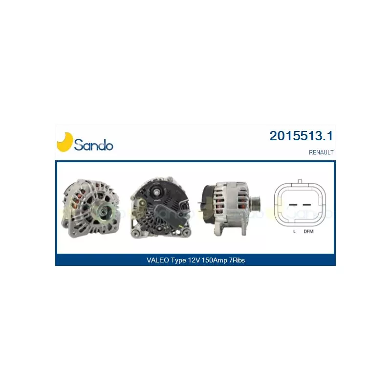 Alternateur SANDO 2015513.1