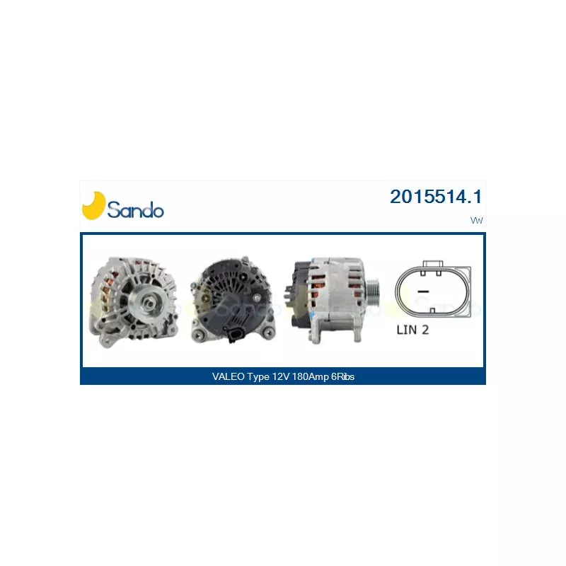 Alternateur SANDO 2015514.1