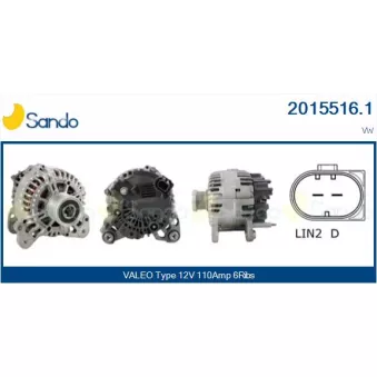 Alternateur SANDO 2015516.1