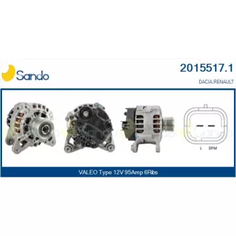 Alternateur SANDO 2015517.1