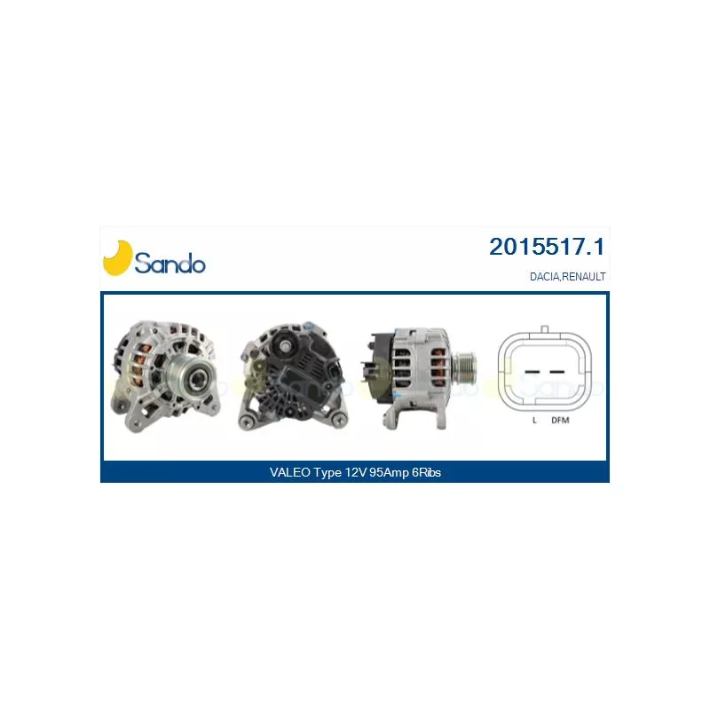 Alternateur SANDO 2015517.1