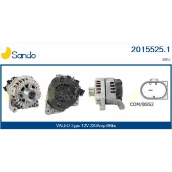 Alternateur SANDO 2015525.1