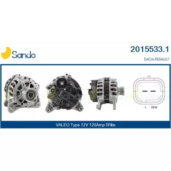 Alternateur SANDO 2015533.1